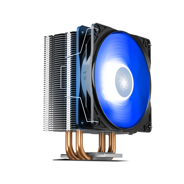 Deepcool GAMMAXX 400 V2 CPU Air Cooler With Blue LED